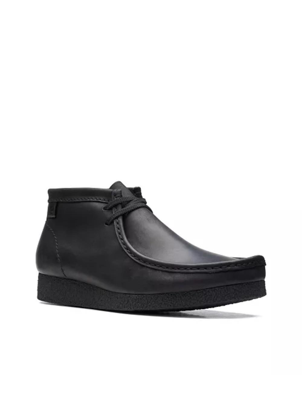 Men’s CLARKS black leather Wallabee boots- Size 7.5